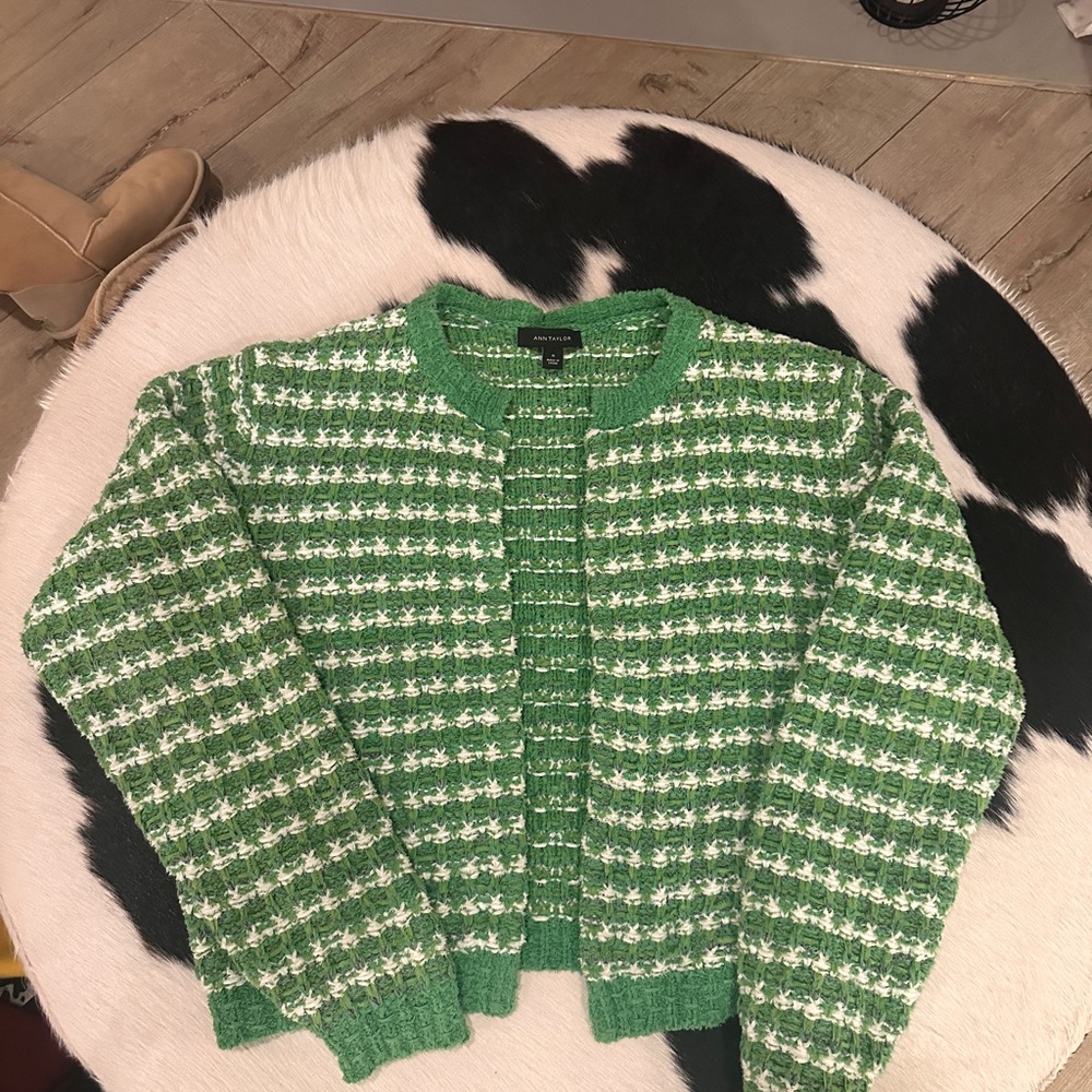 Ann Taylor cardigan/ bomber.